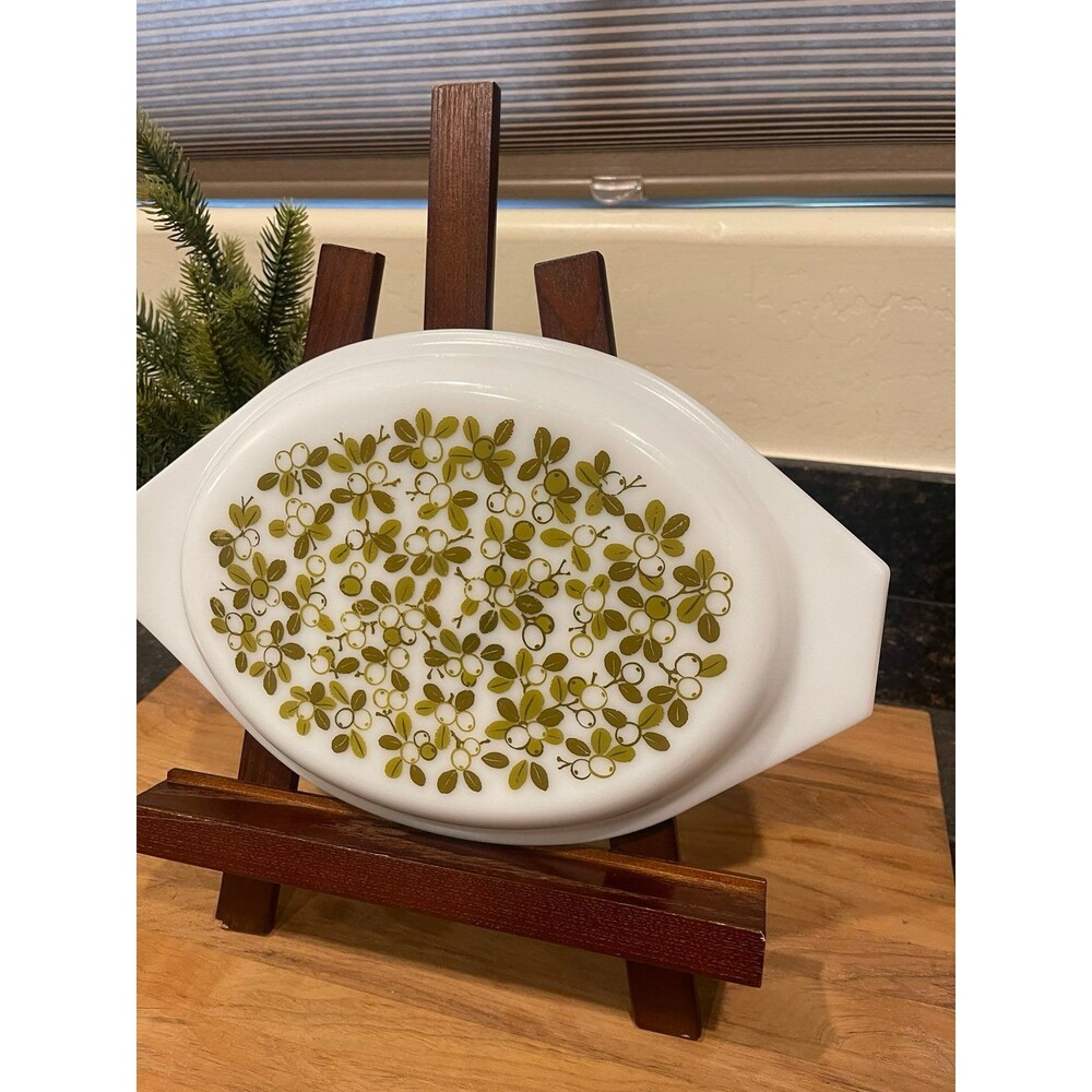 Vintage Pyrex Verde Green Olives Replacement Lid
